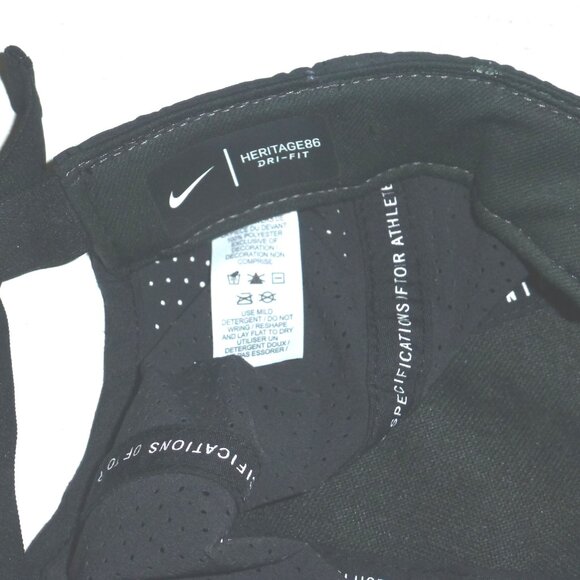 Nike Dri-Fit Heritage 86 Strapback Adjustable Aerobill Perforated Golf Hat READ - Picture 8 of 8